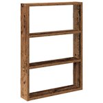 vidaXL Étagère murale vieux bois 43x9x60 cm bois d'ingénierie