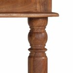 vidaXL Table à manger 80x80x77 cm bois d'acacia solide