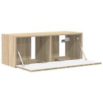 vidaXL Meuble TV mural Sonoma 60 x 31 x 29.5 cm Bois d'ingénierie