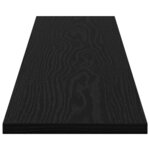 vidaXL Étagère à livres 4 Pièces Noir 100 x 20 x 1 5 cm Bois d'ingénierie