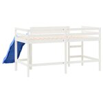vidaXL Lit mezzanine d'enfants sans matelas avec toboggan 90x190 cm