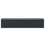 vidaXL Abri de jardin Anthracite 257x990x181 cm Acier galvanisé