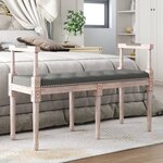 vidaXL Banc Gris foncé 110x40x70 cm Tissu