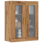 vidaXL Armoire murale suspendue chêne artisanal 69 5x34x90 cm