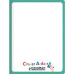 Cahier Ardoise 48 pages seyès 90 g  format 24 x 32 cm CONQUERANT
