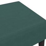 vidaXL Repose-pied vert foncé 77x55x31 cm velours