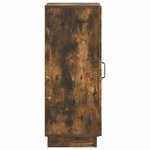 vidaXL Buffet Chêne fumé 33 x 34 5 x 87 cm Bois d'ingénierie
