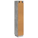 vidaXL Ensemble de Meubles 2 Pièces Gris béton 33 x 34 5 x 87 cm