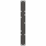 vidaXL Pieds de table basse en forme de V  2 pièces  anthracite  70 x (30-31 3) cm  acier