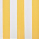 vidaXL Auvent pliable motorisé 400 cm Jaune/blanc