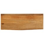 vidaXL Dessus de table à bord vivant 80x20x3 8 cm bois massif manguier