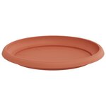 vidaXL Pots de plantes 24 Pièces Rouge brique Ø 34 x 28 cm Plastique