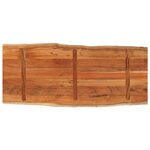 vidaXL Dessus de table 140x60x3 8cm rectangulaire bois massif d'acacia