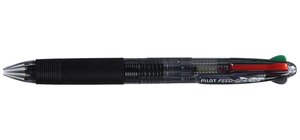 Stylo à bille Neon Begreen 4 Couleurs Pte Moyenne Noir PILOT