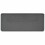 vidaXL Tête de lit capitonnée Blanc et gris clair 75 cm Pin massif