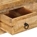 vidaXL Table basse 90x45x35 cm Bois de manguier massif
