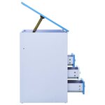 vidaXL Bureau pour enfants Inclinable Bleu et blanc