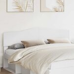 vidaXL Tête de lit Blanc 180 cm Bois d'ingénierie