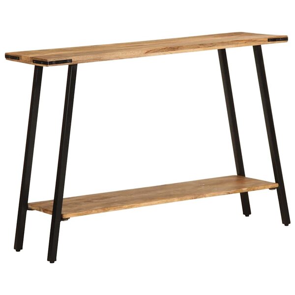 vidaXL Table console 110x30x75 cm bois de manguier massif