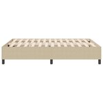 vidaXL Cadre de lit plateforme Vert gris 160 x 200 cm