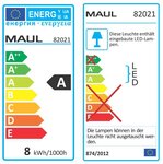Lampe LED Maulspace Variateur Argent MAUL