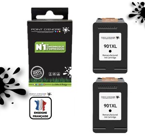 901XL / 901 - 2 X NOIR - Grande capacité