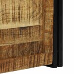 vidaXL Boîte de Rangement 50 x 50 x 50 cm bois de manguier brut