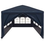 vidaXL Tente de réception 3 x 9 m Bleu