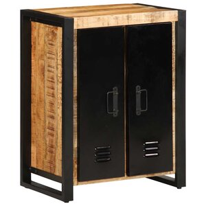 vidaXL Buffet 55x35x70 cm bois de manguier brut massif