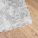 vidaXL Tapis shaggy à poils longs NAVARRA gris argenté 120x170 cm