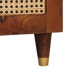 vidaXL Tables basses Marron 80 x 50 x 40 cm