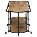 vidaXL Meuble TV 200x42x40 cm bois massif de manguier brut