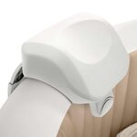 Intex Appui-tête de spa Premium PureSpa Blanc 28x23x17 cm Mousse