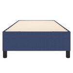 vidaXL Cadre de lit sans matelas bleu 80x200 cm tissu