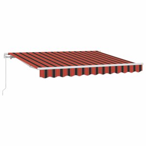 vidaXL Auvent Rétractable Orange 250 x 200 cm tissu