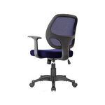 Q-connect chaise bureau rotative - Nylon maille - Max. supporte 120kg - Bleu