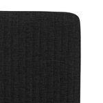 vidaXL Chaises à manger lot de 6 noir tissu