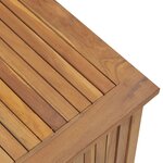vidaXL Boîte de jardin 150x50x55 cm Bois massif de teck