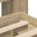vidaXL Cadre de lit avec rangement Chêne Sonoma 75 x 190 cm