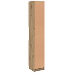 vidaXL Armoire de bain chêne artisanal 32x34x188 5cm bois d'ingénierie