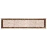 vidaXL Coureur de Tapis MARSA Noir 80 x 350 cm Polyester et PVC