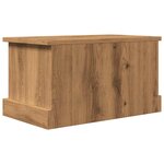 vidaXL Boîtes de rangement chêne artisanal 30x50x28 cm bois ingénierie