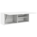 vidaXL Armoire murale de bain blanc 80x25x30 cm bois d'ingénierie
