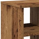 vidaXL Table d'appoint vieux bois 50x30x50 cm bois d'ingénierie