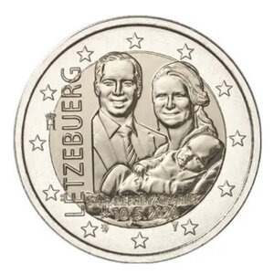 2 euros commémorative Luxembourg 2020 - Prince Charles  version classique.
