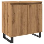 vidaXL Armoire de salle de bain chêne artisanal 58x33x60 cm