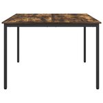 vidaXL Table de salle à manger / Table de repas MÉTAL