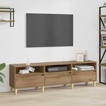 vidaXL Meuble TV Chêne artisanal 150 x 30 x 45 cm Bois d'ingénierie