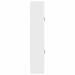 vidaXL Ensemble de Meubles 2 Pièces Blanc brillant Bois d'ingénierie