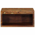 VidaXL Meuble TV mural 40x30x19 cm bois massif de récupération